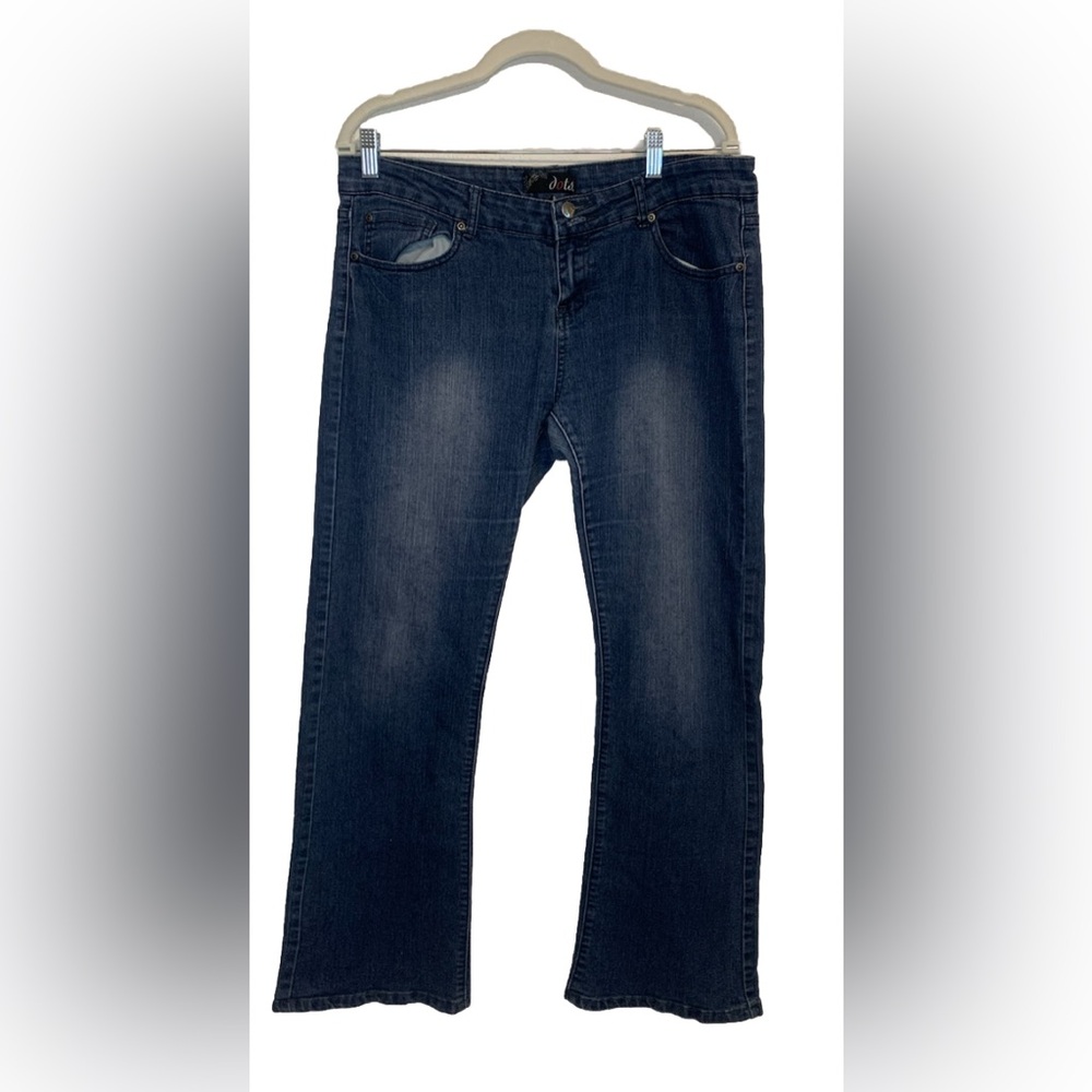 Dots Classy Bootcut Jean Womens 13/14 Low Rise Boot Cut Stretch Denim Pants